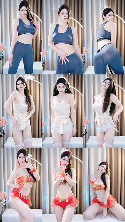 CL|乔安 畅聊直播 最新情趣内衣瑜伽裤热舞 16V/1.29G