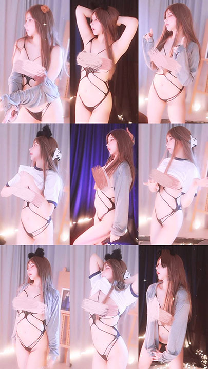 网红主播 nyangnyang1004 韩国超美主播极品身材 抖奶直播精选11# 42V/6.51G*