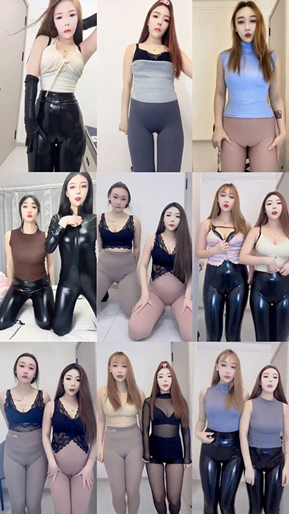 快手|财迷马/妮妮宝 双人骆驼趾顶臀摇 14V/0.5G