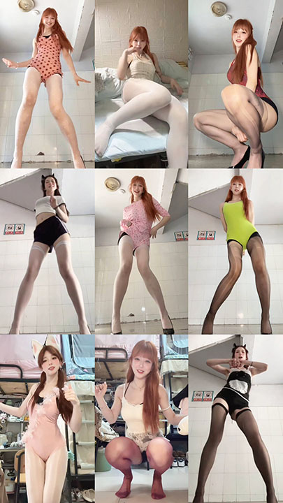 抖音|炸炸姐 百万粉主播瑜伽裤骚舞福利合集 54V/1.58G