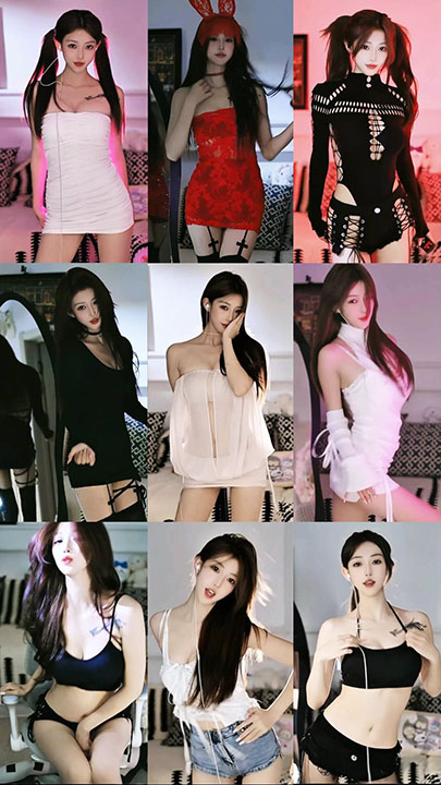 斗鱼|呆谜兔 斗鱼新晋人气主播热舞精选 17V/1.82G