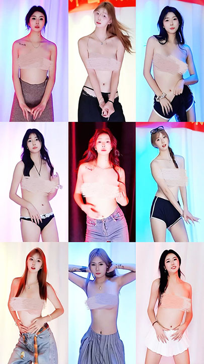 国内顶级舞团 18girls 直播超燃抖胸热舞精剪合集2# 14V/2.65G*