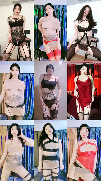 快手|疯批美杜莎 快手主播疯狂抖胸电臀热舞 43V/3.52G*