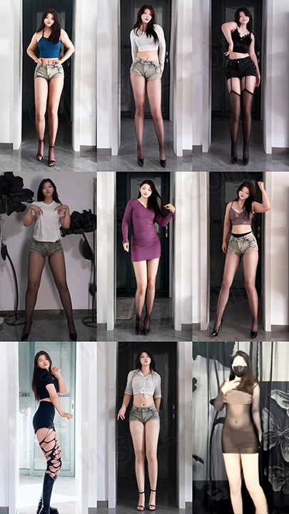 快手|逗包酱 漫画好身材大长腿G舞诱惑 13V/0.3G